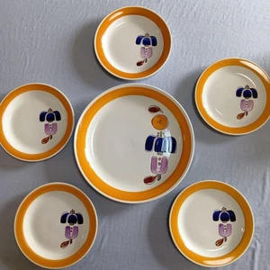 Rorstrand Karneval Plate 27cm / 18cm Set Timo Sarvimaki - Picture 1 of 7