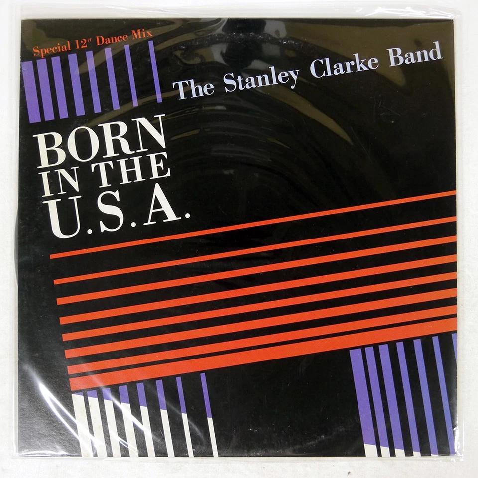 STANLEY CLARKE BORN IN THE U.S.A. EPIC 123P639 Japan PROMO VINYL 12 - Image 1 of 1