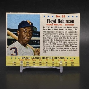 1963 Post Cereal #39 Floyd Robinson Chicago White Sox Vintage Baseball Card - Picture 1 of 2