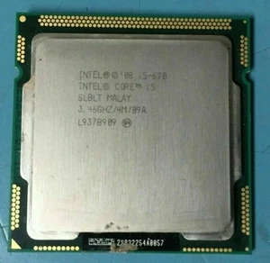 Intel Core i5-670 Dual-Core 3.46GHz / 4MB Socket LGA1156 SLBLT CPU Processor - Picture 1 of 4