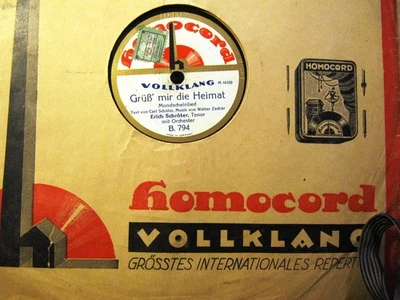 1920 Walter KURT aka Erich SCHRÖTER GERMAN Grüß mir die Heimat LUDWIG SANDKUHL  - Image 1 of 4