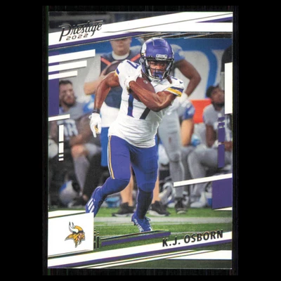 K.J. Osborn #194 2022 Panini Prestige Minnesota Vikings Football Card NFL NM - Image 1 of 3