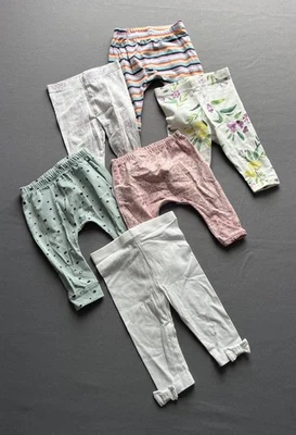 Pacchetto vestiti neonata bambina 3-6 mesi outfit prima taglia leggings pantaloni - Immagine 1 di 4