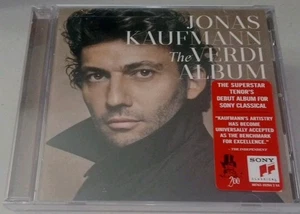 JONAS KAUFMANN The Verdi Album CD Sony Classical IMPORT NEW SEALED Tenor's Debut - Imagen 1 de 4
