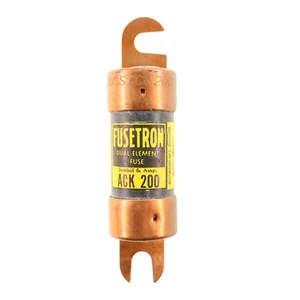 BUSSMANN ACK-200 TIME-DELAY DC STUD MOUNT FUSE, 130VDC, 200-AMP - Picture 1 of 1