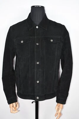 Jack Jones JJechriss Leather Trucker Jacket Men's size L - Image 1 of 4