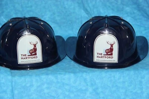(2) Houston Astros ~Blue Junior Fire Marshal Plastic Hard Hat~ Hartford group - Picture 1 of 4