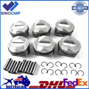 6Pcs Pistons Rings Set Φ84.5mm STD For Audi A6 A7 A8 2.8 FSI V6 BDX CCDA CCEA - Foto 1 di 8