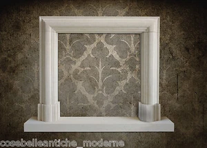 Empire Fireplace Leccese Stone Modern Style Classic Home Design - Picture 1 of 1