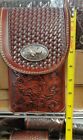 7" ROOSTER LEATHER POUCH CELL PHONE CASE NEW CRAFT UNIVERSAL EXTRA LARGE