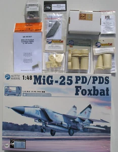 KITTY HAWK MiG-25 PD PDS Resin Conversion XMM Cold War Studio Barracuda 1:48 Kit - Picture 1 of 12