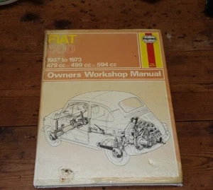 Haynes Owners Workshop Manual. Fiat 500 1957-1973 - Picture 1 of 2