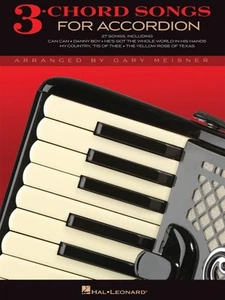 3-Chord Songs for Accordion 30 Songs Sheet Music Book NEW 000312104 - Picture 1 of 1