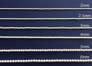 HIGH QUALITY JAPANESE IMITATION PEARLS 2, 2.5, 3, 4, 5, 6, 8mm IVORY or WHITE - Picture 1 of 8