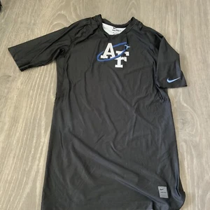 Nike Pro Air Force Falcons Shirt Dri-Fit Black/Blue Men’s Size: 2XL Used - Picture 1 of 6