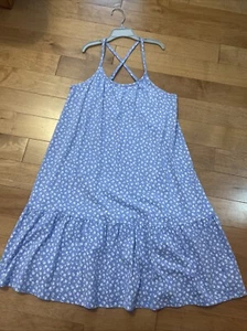 GapKids Girls Sleeveless Summer Dress Blue, Size XXL - Picture 1 of 6