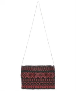 MOYNA Shoulder Bags BlackxRed(Patterned) 2200570575047 - Picture 1 of 6