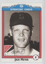1995 Nabisco Syracuse Chiefs All-Time Greats P & C Foods Jack Meyer #20