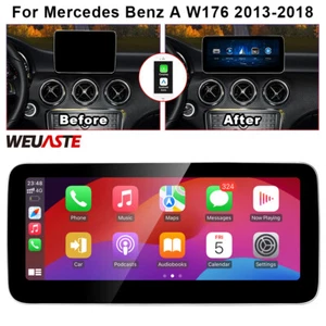 10.25'' Car Linux Screen Radio Stereo Wireless Carplay For Benz A W176 2013-2018 - Picture 1 of 12
