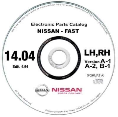 Nissan FAST EPC 2014 EL-ER-CA-US-GL-GR catalogo ricambi spare parts - Immagine 1 di 4