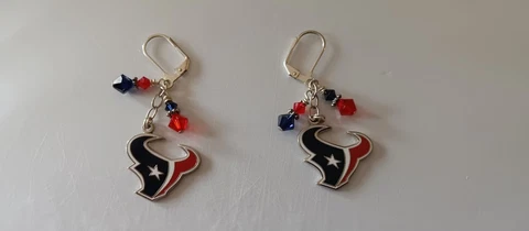 Houston Texans Team Logo Earrings Cover
