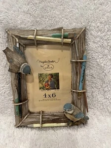 Hallmark Majolein braune Bleistifte Vögel Bilderrahmen 4x6"" - Bild 1 von 4