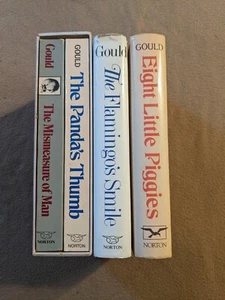 Stephen Jay Gould 4 Book Lot, Mismeasure of Man, Panda's Thumb, Flamingo's Smile - Picture 1 of 12