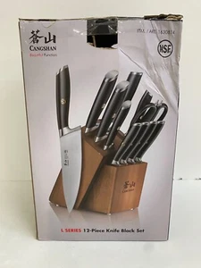 Cangshan L Series Knife Block Set 12 Piece Hand Sharpened Blade German Steel New - Picture 1 of 4