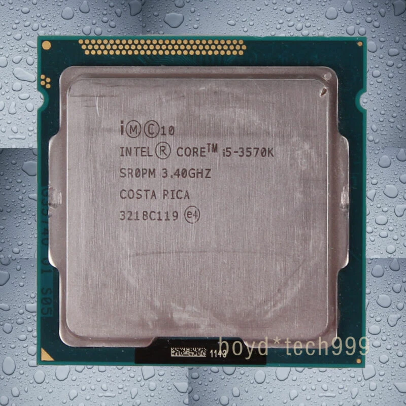 Intel Core i5-3570K i5 3570K 3.4 GHz 5 GT/s 4-cores LGA 1155 CPU Processor - Image 1 of 1