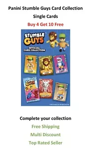 More details for panini stumble guys trading card collection buy 4 get 10 free - single cards