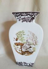 SPODE Woodland Snowshoe Rabbit Vase 11"