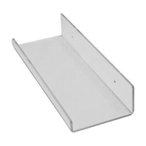 Acrylic Floating Wall Shelf Durable No Drilling for Office Home