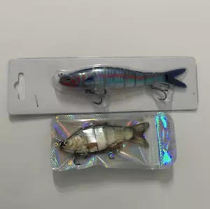 Fishing Lures-Jointed Segment Swimbaits-Bait Wobblers-Crankbait-Fishing Lure #10 - Picture 1 of 9