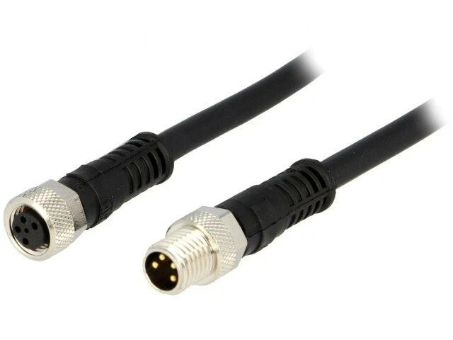 120087-8710 Cable: For Sensors/Automatic M8-M8 Male Female PIN: 4 MOLEX - Image 1 of 1