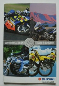 SUZUKI Full Line 2002 dealer brochure - French English - Canada - Photo 1 sur 4