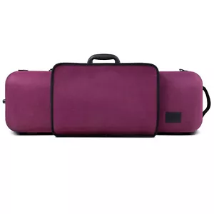 GEWA Violin Case, Bio-A, Oblong, 4/4-1/2, Violet, Pocket & Adjustable Neck Pad - Picture 1 of 5