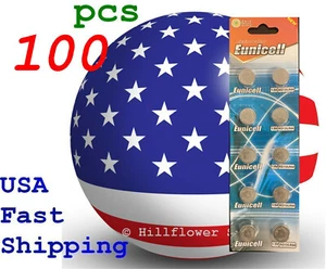 100 piezas X AG13 LR44 LR1154 G13 357A Tarjeta Clase Superior 1.5V Batería Alcalina - Imagen 1 de 6