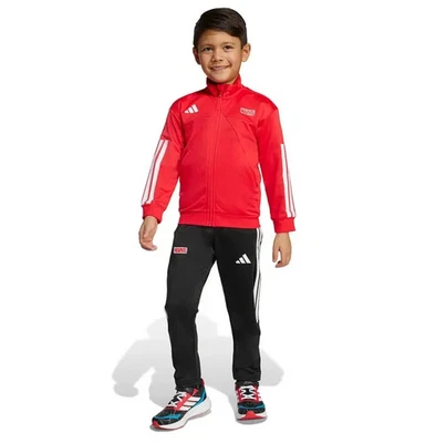 Tuta Bambino Adidas Marvel Spider-Man - Rosso/Nero - Immagine 1 di 4
