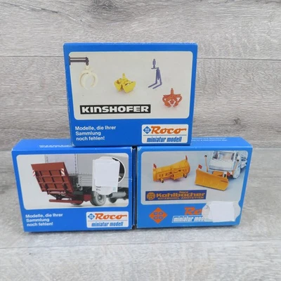 ROCO 1778, 1780 - 1:87 - Kran Zubehör, Ladebordwand, Schneepflug - OVP - #U15077 - Bild 1 von 4