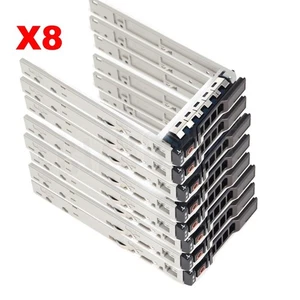 8* für Dell 2,5" SAS SATA Tray Caddy PowerEdge R630 R730 R730XD 8FKXC 08FKXC - Afbeelding 1 van 7