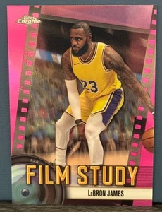 2024-25 Topps Chrome #FS-6 LeBron James Film Study Pink - Picture 1 of 6