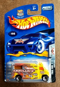 2003 Hot Wheels AMBULANCE Metalflake Silver #196 FINAL RUN SERIES 2/12 1:64 5 SP - Picture 1 of 18