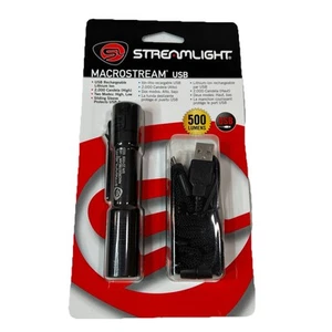 Torcia Streamlight 66320 Macrostream 500 lumen USB batteria ricaricabile nuova - Foto 1 di 3