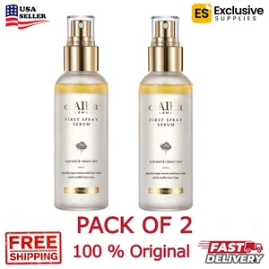 PACK OF 2 - D'ALBA White Truffle First Spray Serum 100mL 3.38 fl oz Each Sealed - Picture 1 of 6