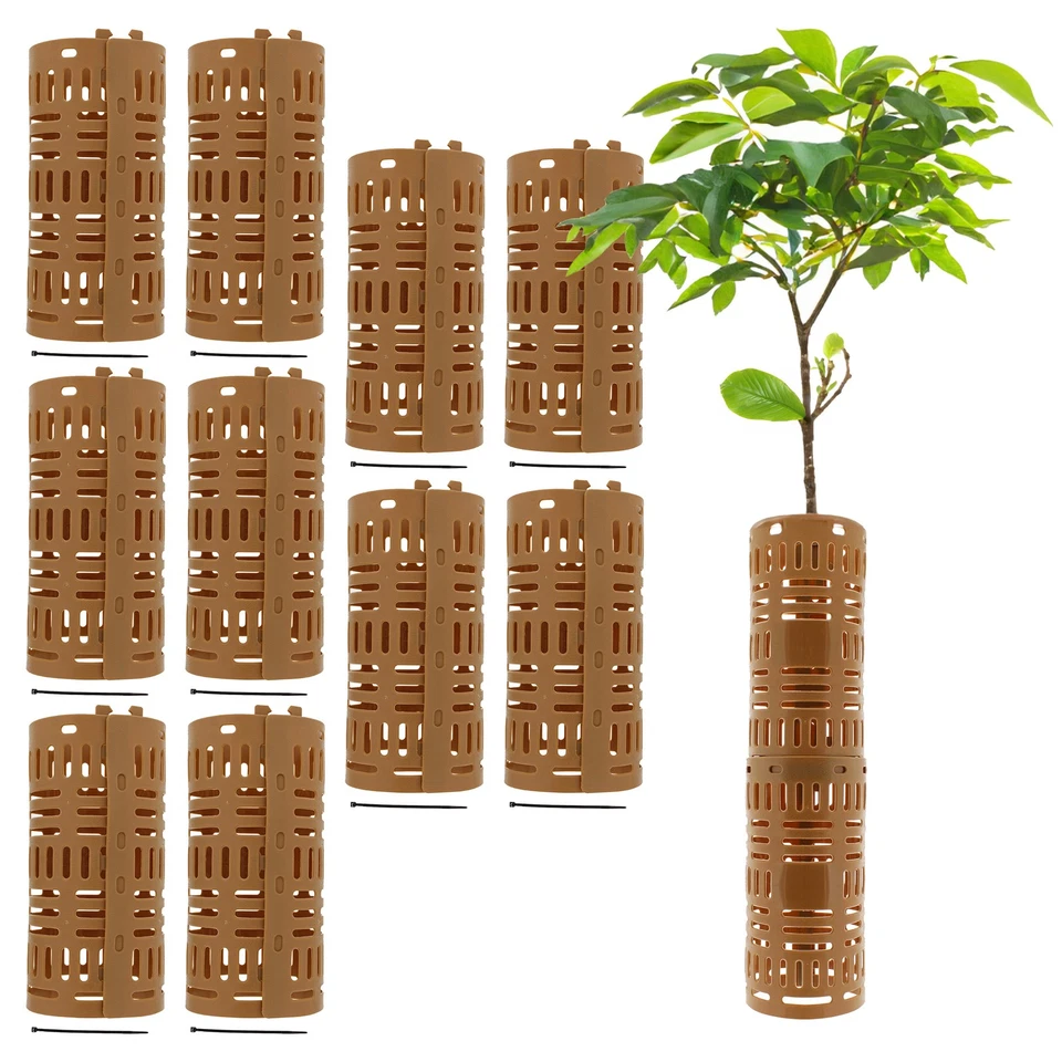 7Penn Tree Trunk Protector Guard - 10pk Plant Protector 13.7 .1in Fruit Tr...