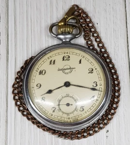 Pocket watch Zlatoust watch factory, No. 3446, made in the USSR, works, 1960s. - Picture 1 of 10