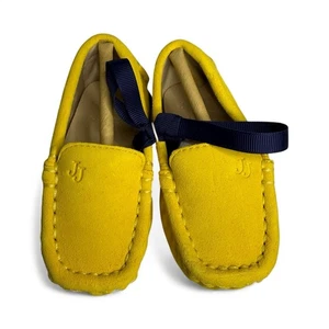 Neu Janie & Jack gelb Wildleder Leder Mokassins Kleinkind Baby Jungen Größe 4 Halbschuhe - Bild 1 von 8