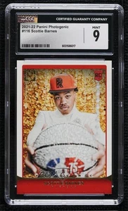 2021-22 Panini Photogenic Scottie Barnes #116 CGC 9 Mint Rookie RC - Picture 1 of 3