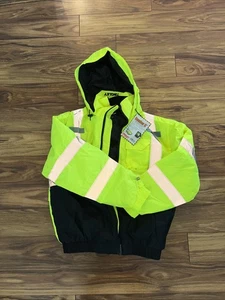 CHAQUETA BOMBER REFLECTANTE II Grande Alta Visibilidad Impermeable ANSI TINGLEY CLASE 3 J26112 - Imagen 1 de 6