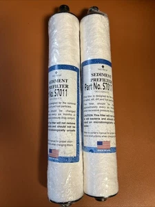 (2) Sediment Filter 5 Mic S7011 / New - Sealed - Picture 1 of 11